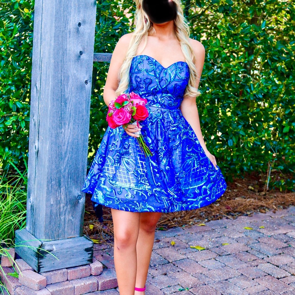 Royal/Teal Homecoming Dress!